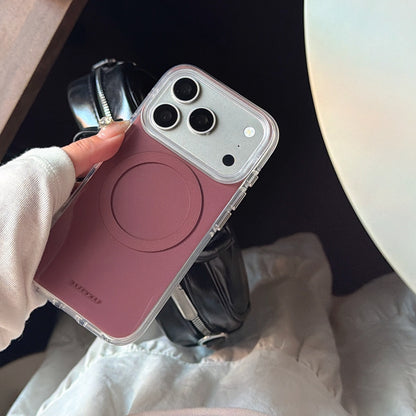 Minimalist Solid-Color Magnetic Ring Phone Case – Double-Sided IMD & 360° Air-Cushion Edges (5 Colors)