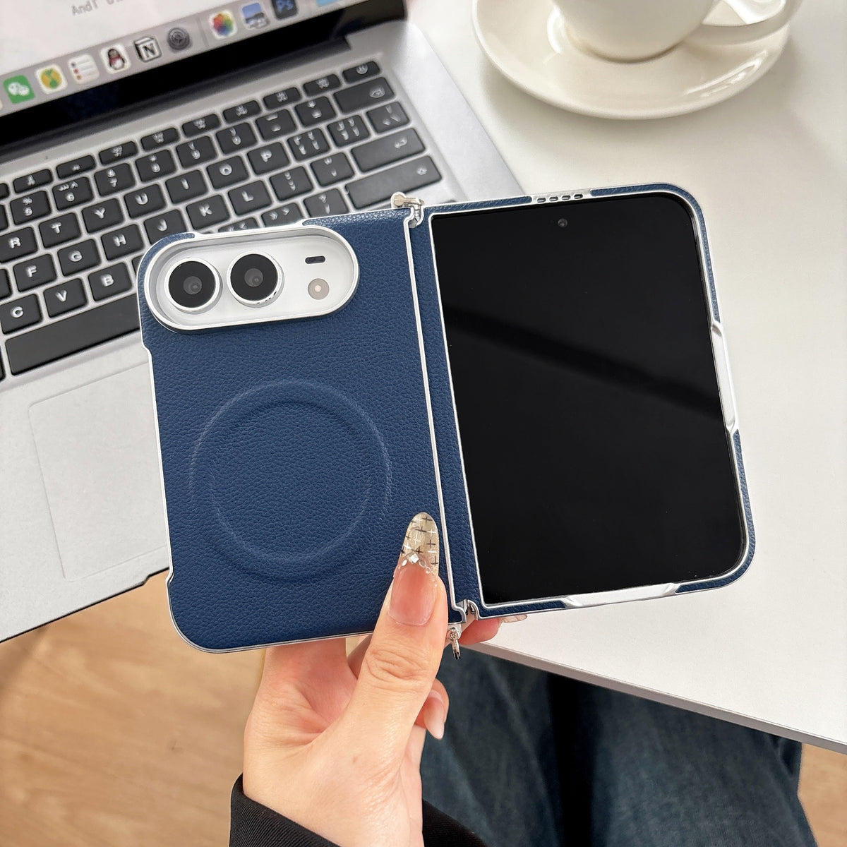 Magnetic Foldable Case for iPhone Duo – 9 Styles