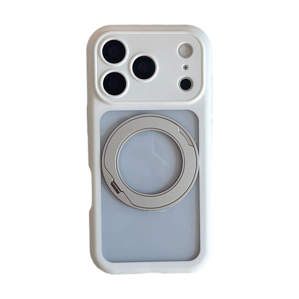 360° Integrated Pivot Clear Bubble Phone Case – 6 Colors