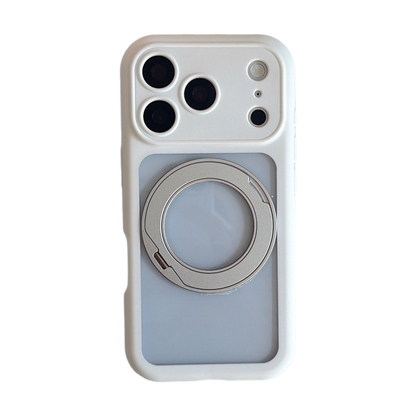 360° Integrated Pivot Clear Bubble Phone Case – 6 Colors